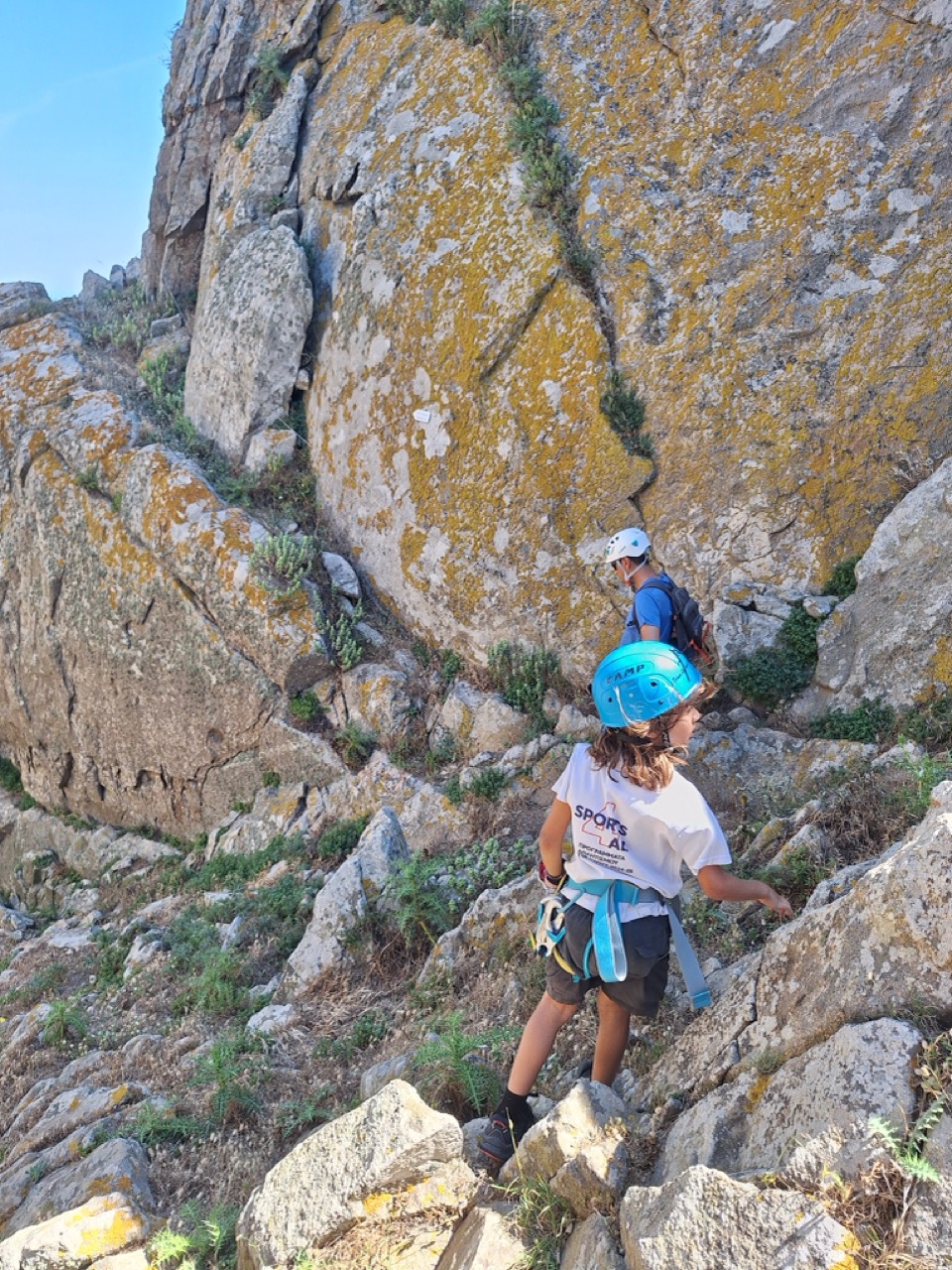 Approaching the start of the via ferrata route